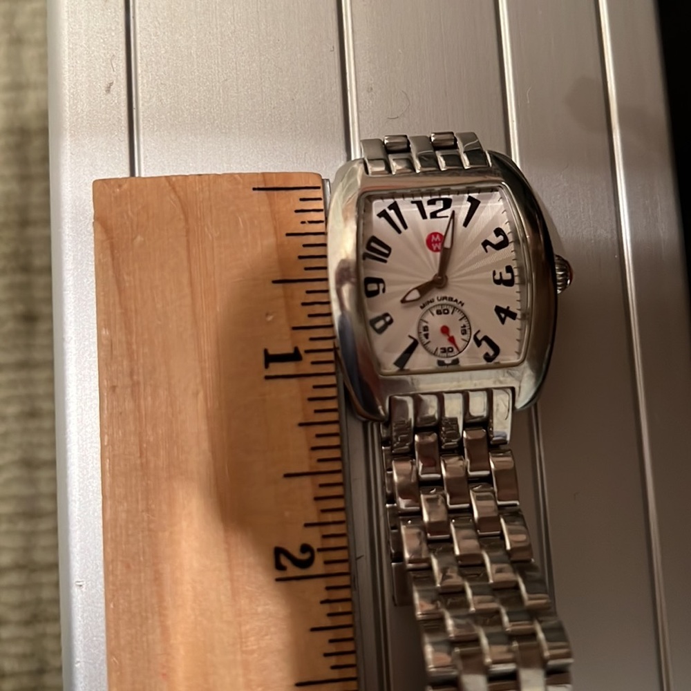 🔴❤️Authentic MICHELE Sterling Silver Watch 🔴❤️ - Picture 11 of 14